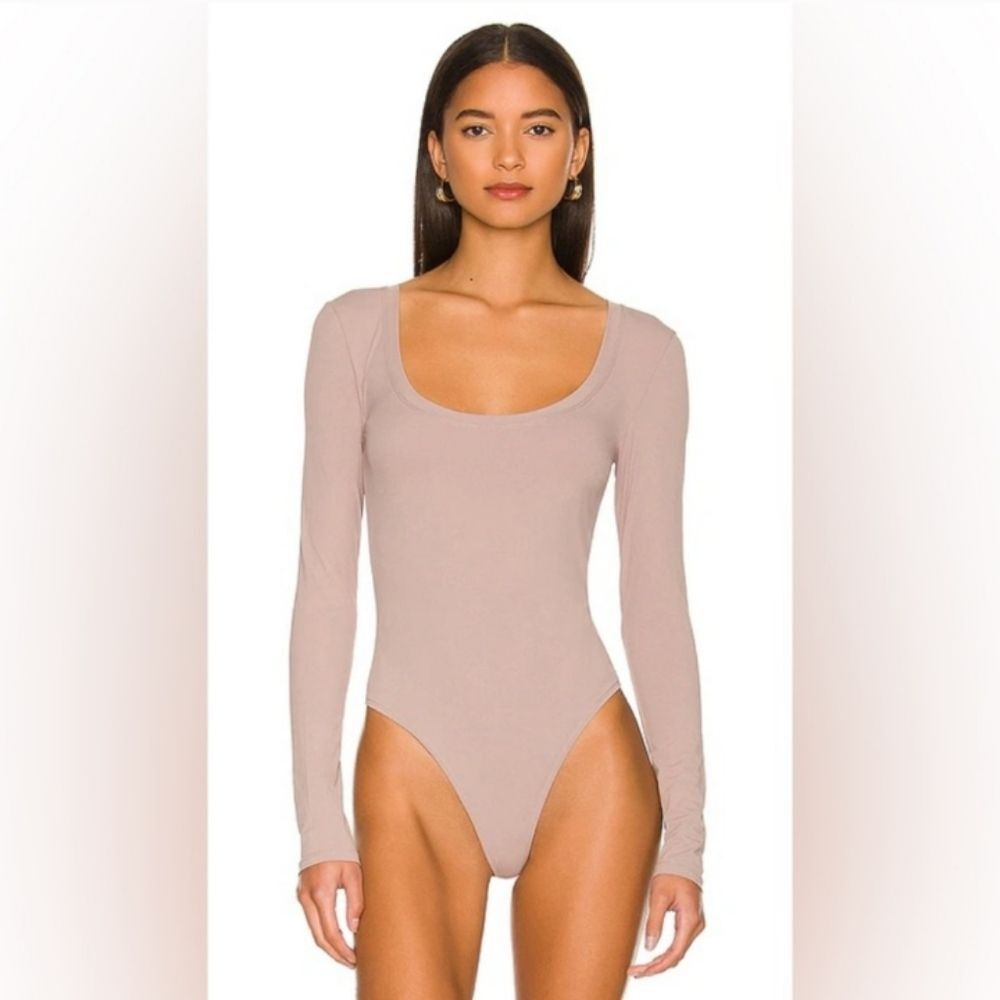 NWT $168 REVOLVE LITA by Ciara Kiss Bodysuit in Shadow Grey Sz XL